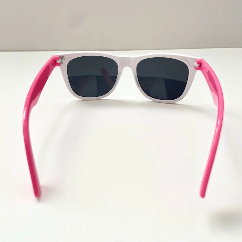 Girls Rainbow Sunglasses And Fuzzy Rainbow Unicorn Case Set!